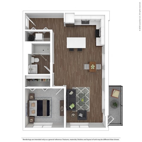 Arterra KC A6 3D Floor Plan